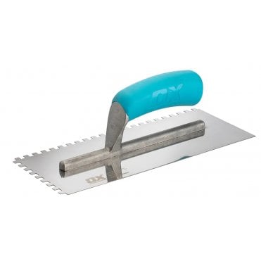 OX-T535706 OX Trade Notched Stainless Steel Tiling Trowel - 6mm