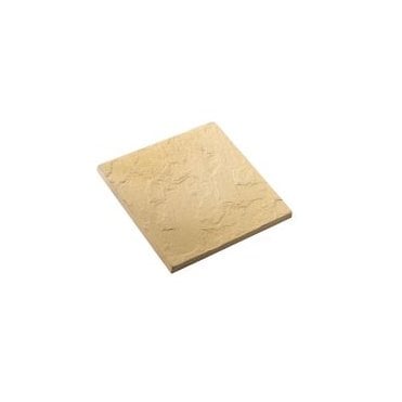 PAVING 450 X 450 X38mm RIVEN BUFF