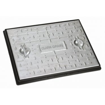 PC6CG - 10 Tonne 600mm x 450mm Steel Manhole Cover