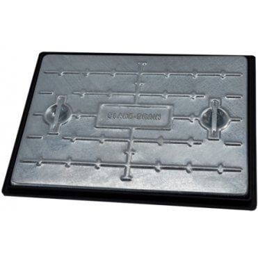 PC6EG - 25 Tonne 600mm x 450mm Steel Manhole Cover