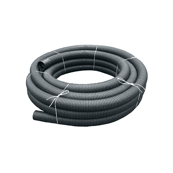 PERFORATED LAND DRAINAGE PIPE 80MM CUT PER METRE