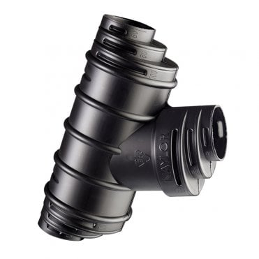 PERFORATED LAND DRAINAGE PIPE MULTI BRANCH JUNCTION