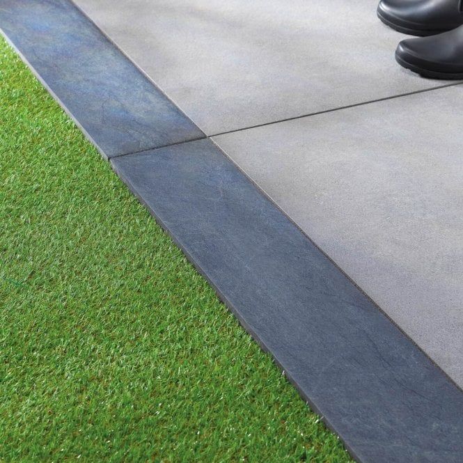 PORCELAIN DERNIER EDGING STRIPS ANTHRACITE 900x200mm        *PER PIECE*