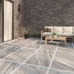 PORCELAIN HAMPSHIRE GREY 900x600mm        *PER FLAG*