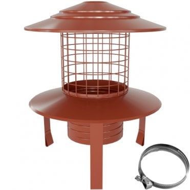 Pot Hanging Cowl 155mm Screw Fit T/Cotta 25-150-PHCMT2