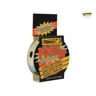 POWERFUL GRIP DOUBLE SIDED TAPE **25MM**
