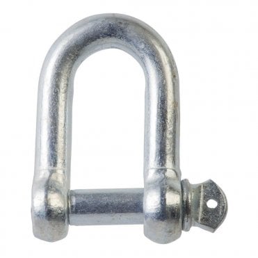 Prepacked Dee Shackles 16mm Zinc 312-PP0016ZP