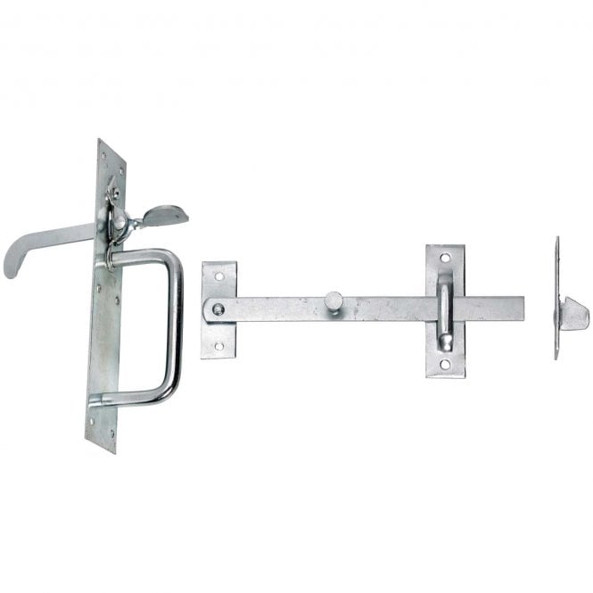 Prepacked Light Suffolk Gate Latch Sets Zinc 20/2PP000ZP