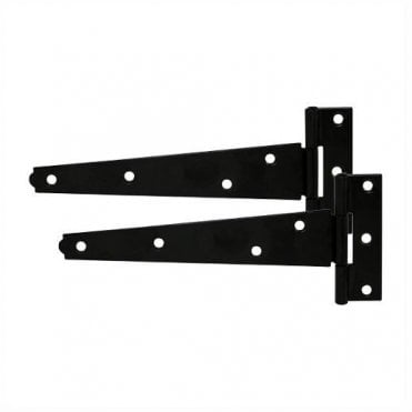 Prepacked Light Tee Hinges 100mm Black 121APP0100BK