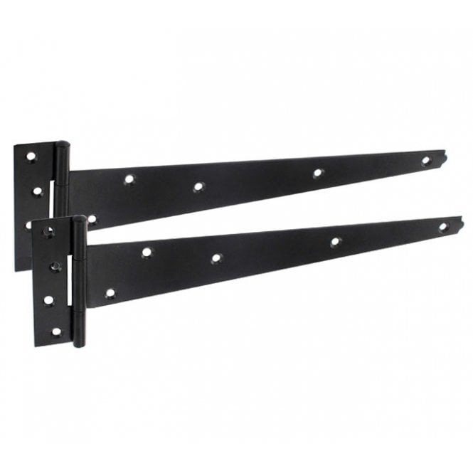 Prepacked Medium Tee Hinges 450mm Black 121-PP0450BK