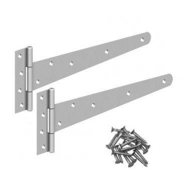 Prepacked Medium Tee Hinges 450mm Galv 121-PP0450GV
