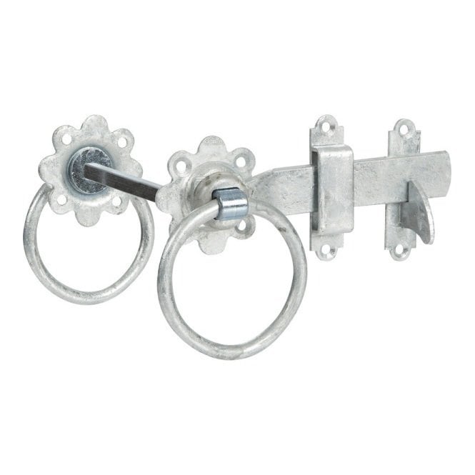 Prepacked Plain Ring Handle Gate Latch Galv 1136PP0150GV
