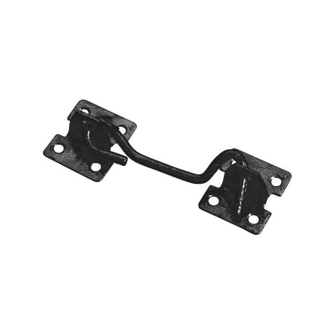 Prepacked Wire Cabin Hooks 150mm Black 2814PP0150BK