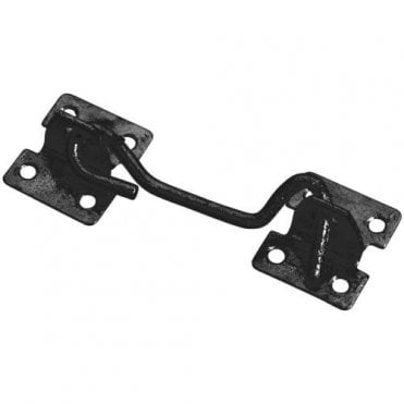 Prepacked Wire Cabin Hooks 150mm Black 2814PP0150BK