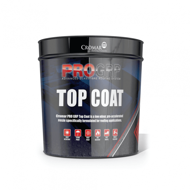 PRO 25 GRP Topcoat 10kg Dark Grey Fire Retardant
