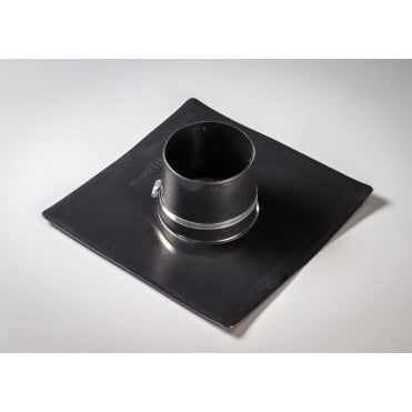 RADON BARRIER TOP HAT 110mm c/w fixing
