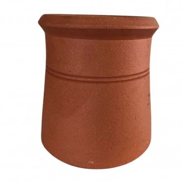 RED 12"/300mm chimney pot CANNON HEAD
