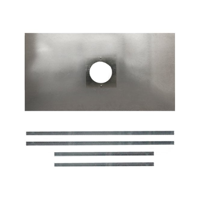 Register Plate (F) - 900x495, no access hole - Ø 125 & 150 94-REG-F