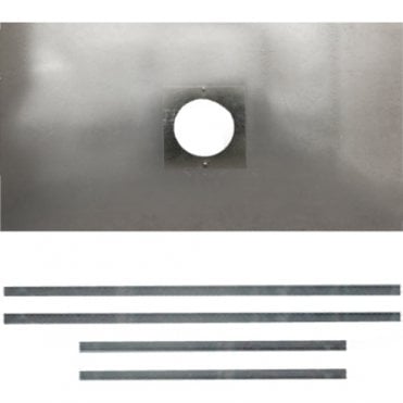 Register Plate (F) - 900x495, no access hole - Ø 125 & 150 94-REG-F