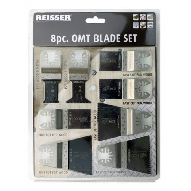 REISSER 8pc. Oscillating Multi-Tool Blade Set