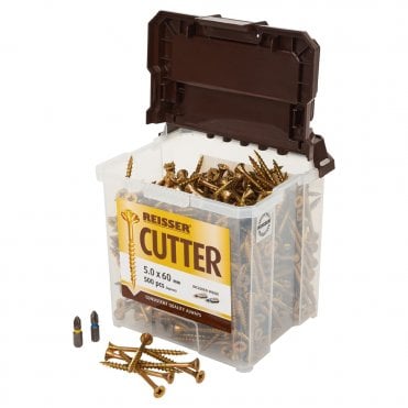 REISSER CUTTER SCREW 5.0 X 80mm 400/TUB