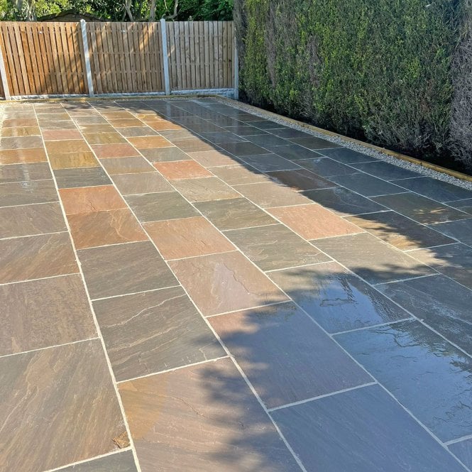 Sandstone Autumn Brown Riven 900x600mm       *PER FLAG*