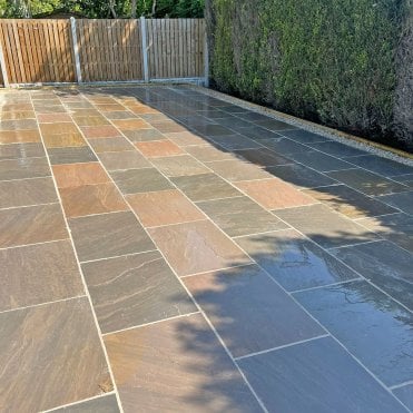 Sandstone Autumn Brown Riven 900x600mm       *PER FLAG*