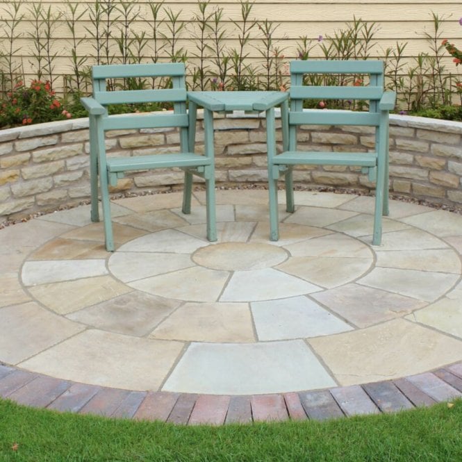 Sandstone Circle Golden Fossil 2.4m Inc Sq.Kit       Talasey
