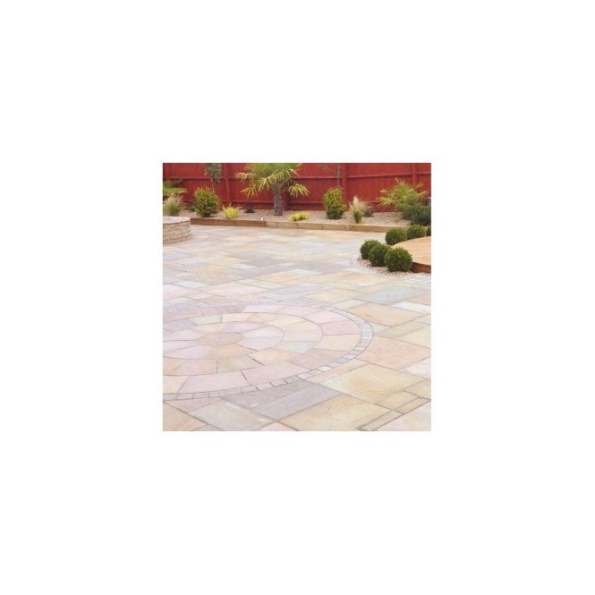 Sandstone Circle Harvest/Camel 2.4m Inc Sq.Kit