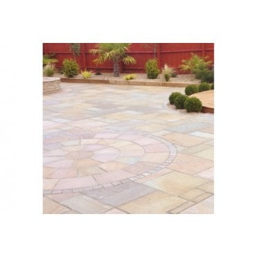 Sandstone Circle Harvest/Camel 2.4m Inc Sq.Kit