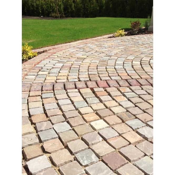 Sandstone Cobble Harvest/Camel 100x100mm         *PER PIECE*