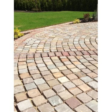 Sandstone Cobble Harvest/Camel 100x100mm         *PER PIECE*