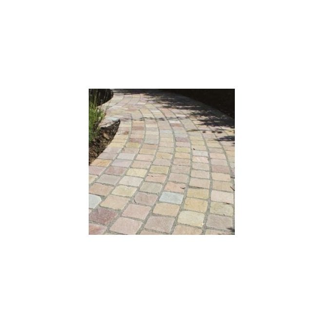 Sandstone Cobble Raj/Lakeland 100x100mm         *PER PIECE*