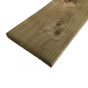 SAWN GREEN TREATED TIMBER 200 X 25  (8 X 1)  4.8MTR LENGTH