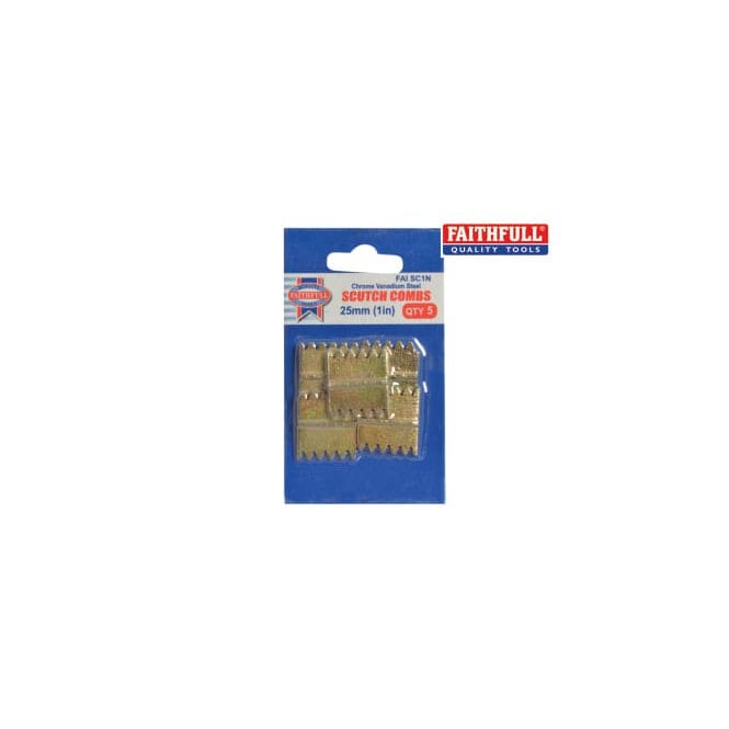 SCUTCH COMB BIT (5) 25MM