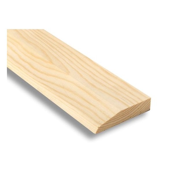 SKIRTING CHAMFER REDWOOD 19 X 75 PER 4.2m Length