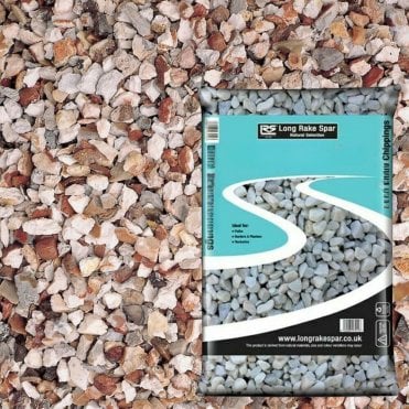 SMALL BAG DURITE SPAR (PINK MULTI FLINT)