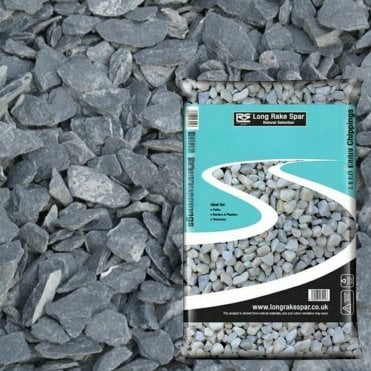 SMALL BAG GRAPHITE GREY SLATE 20MM CHIPPINGS