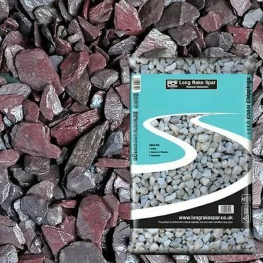 SMALL BAG PLUM SLATE 40MM CHIPPINGS