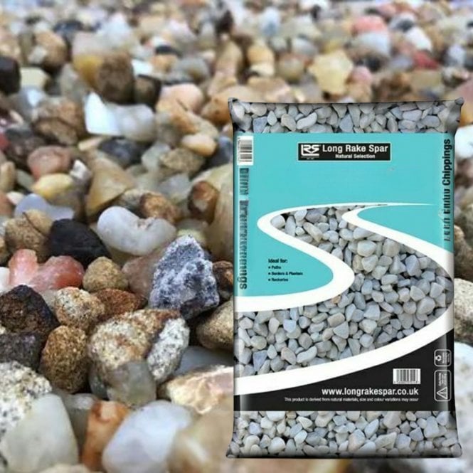 SMALL BAG ROSE QUARTZITE 20MM CHIPPINGS