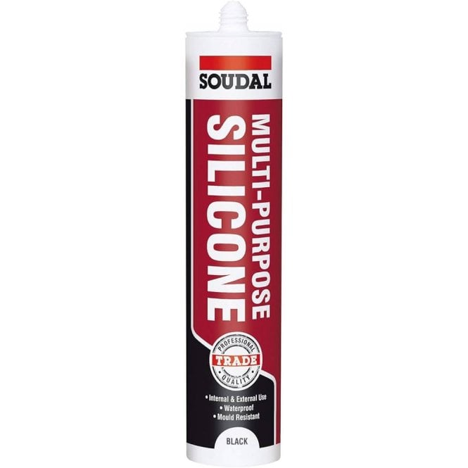 SOUDAL GEN M/P SILICONE BLACK
