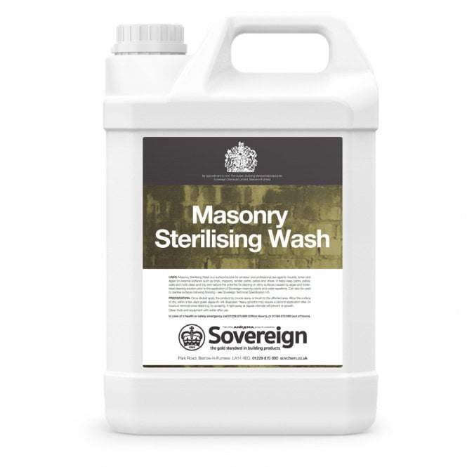SOVEREIGN MASONRY STERLILISING WASH 5L