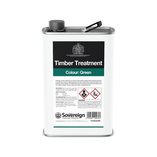SOVEREIGN TIMBER TREATMENT GREEN 5L ***DISCONTINUED***