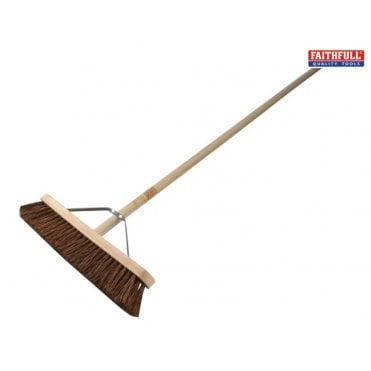Stiff Bassine Broom 450mm (18in) + Handle & Stay FAIBRBAS18H