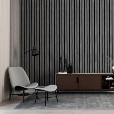 Strewall Panel Cladding Charcoal 2400x600x22mm