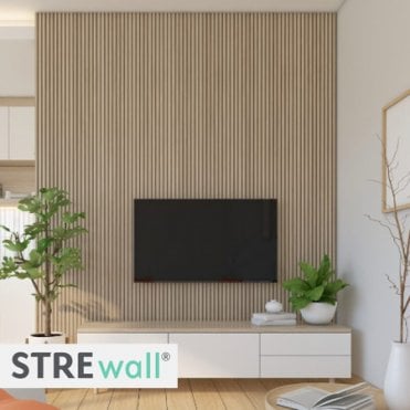 Strewall Panel Cladding Classic Oak 2400x600x22mm