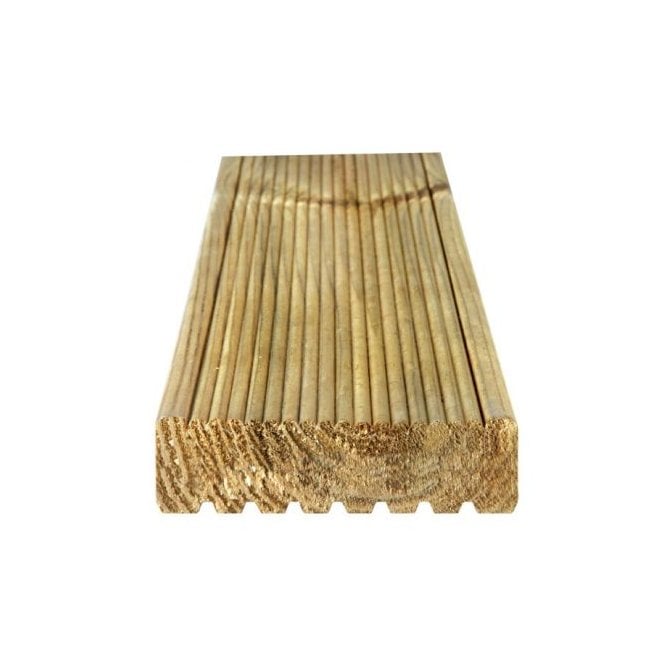 TIMBER DECKING 32X125MM 4.8M LENGTH