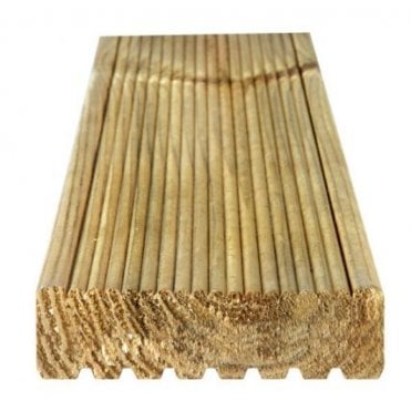 TIMBER DECKING 32X125MM 4.8M LENGTH