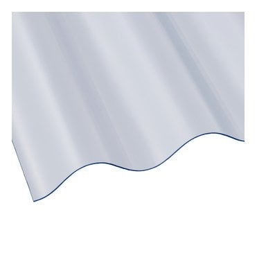 VISTALUX CLEAR ROOFING SHEET 1830mm  3" PROFILE 1.3mm