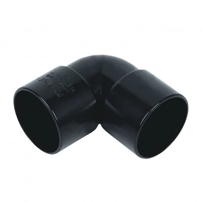 WASTE 32MM 90* BEND - FLOWS10 BLACK